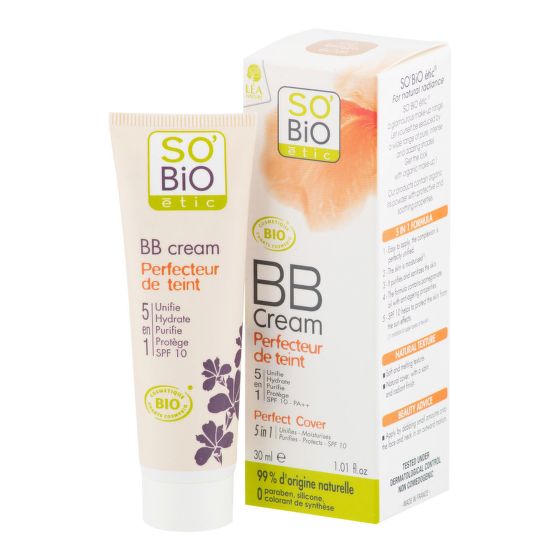 BB krém 5v1 02 béžová žiarivá 30 ml BIO   SO’BiO étic