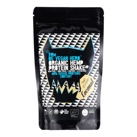 Organic Hemp protein Coconut 200 g   SUM 