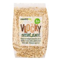 Vločky ovsené jemné 500 g BIO   COUNTRY LIFE