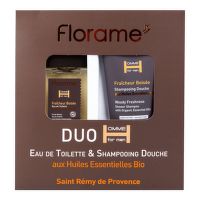 Sada dárková toaletní voda 100 ml a sprchový gel 200 ml  Fraicheur boisée BIO   FLORAME