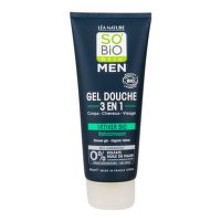 Gél sprchový MEN 3v1 osviežujúce vetiver 200 ml   BIO SO'BiO étic