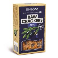 Life Crackers olivové RAW 90 g BIO   LIFEFOOD