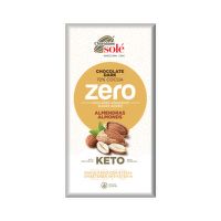 Čokoláda horká s mandľami a stéviou bez cukru 100 g   SOLÉ