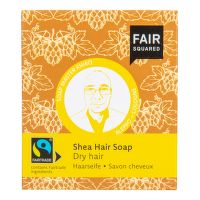 Šampón tuhý na umývanie vlasov - karité pre suché vlasy 2x80 g   FAIR SQUARED