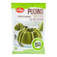 Puding matcha s príchuťou ananásu bezlepkový 40 g BIO   AMYLON