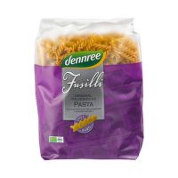 Cestoviny fusilli celozrnné 1000 g BIO   DENNREE