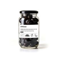 Olivy Botija čierne sušené nesolené RAW 300 g BIO LIFEFOOD