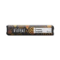 Tyčinka mliečna čokoláda karamel 40 g BIO   VIVANI
