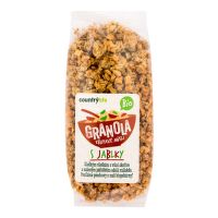 Granola - Chrumkavé ovsené müsli s jablkami 350 g BIO   COUNTRY  LIFE