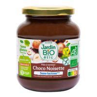 Nátierka čokoládovo-lieskooriešková bez laktózy 350 g BIO   JARDIN BIO