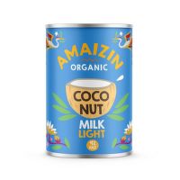 Krém kokosový light 9 % tuku 400 ml BIO   AMAIZIN