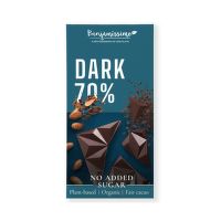 Čokoláda tmavá 70 % bez pridaného cukru 60 g BIO   BENJAMÍSSIMO