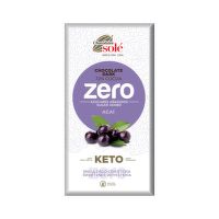 Čokoláda horká 72% s acai a stéviou bez cukru 100 g   SOLÉ