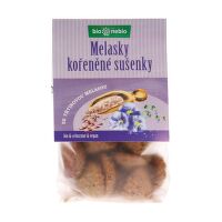 MELASKY celozrnné sušienky s melasou 130 g BIO   BIO NEBIO