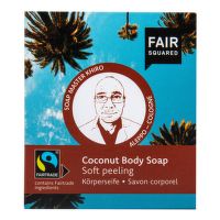 Mydlo peelingové s kokosom 2x80 g   FAIR SQUARED
