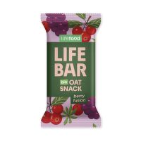 Tyčinka Lifebar Oat snack ovocný 40 g BIO   LIFEFOOD