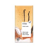 Čokoláda biela s vanilkou 80 g BIO   VIVANI