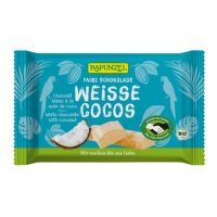 Čokoláda biela s kokosom 100 g BIO   RAPUNZEL