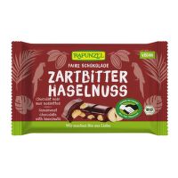 Čokoláda horká s lieskovými orieškami 100 g BIO   RAPUNZEL