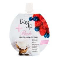 Dezert ovocný s kokosom, malinami a tapiokou  100 g   DAY UP