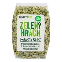 Hrach zelený polený 500 g BIO   COUNTRY LIFE