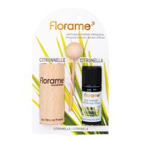 Difuzér provensálský drevený + éterický olej Citronela 10 ml BIO FLORAME