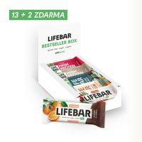 Box tyčiniek Lifebars bestsellers 600 g BIO   LIFEFOOD