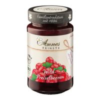 Zavarenina brusnice s agávovým sirupom 250 g BIO   ANNES FEINSTE