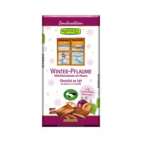 Čokoláda mliečna zimná so slivkami 80 g BIO   RAPUNZEL