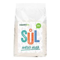 Soľ morská hrubá 1 kg BIO   COUNTRY LIFE