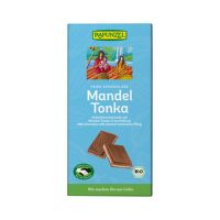 Čokoláda mliečna Mandle Tonka 100 g BIO   RAPUNZEL