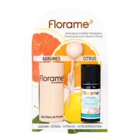 VÝPREDAJ!!!Difuzér provensálský drevený + éterický olej Citrusové plody 10 ml BIO FLORAME