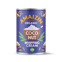 Krém kokosový na šľahanie 30 % tuku 400 ml BIO   AMAIZIN