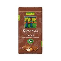 Čokoláda mliečna s celými orieškami 100 g BIO   RAPUNZEL