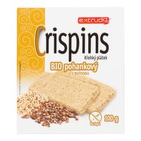 Chlebíček pohánkový s quinoou bezlepkový 100 g BIO   EXTRUDO