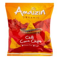 Chipsy kukuričné chilli 75 g BIO   AMAIZIN