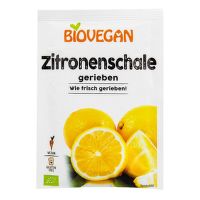 Citrónová kôra strúhaná 9 g BIO   BIOVEGAN