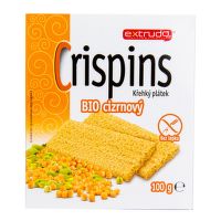 Chlebíček cícerový Crispins bezlepkový 100 g BIO   EXTRUDO