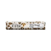 Tyčinka biely nugát s orieškami vegán 35 g BIO   VIVANI