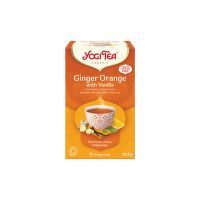 Čaj Zázvor Pomaranč s vanilkou 17 g sáčkov 34 g BIO   YOGI TEA