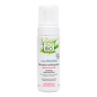 Pena čistiaca upokojujúce Aloe Vera 150 ml BIO   SO’BiO étic